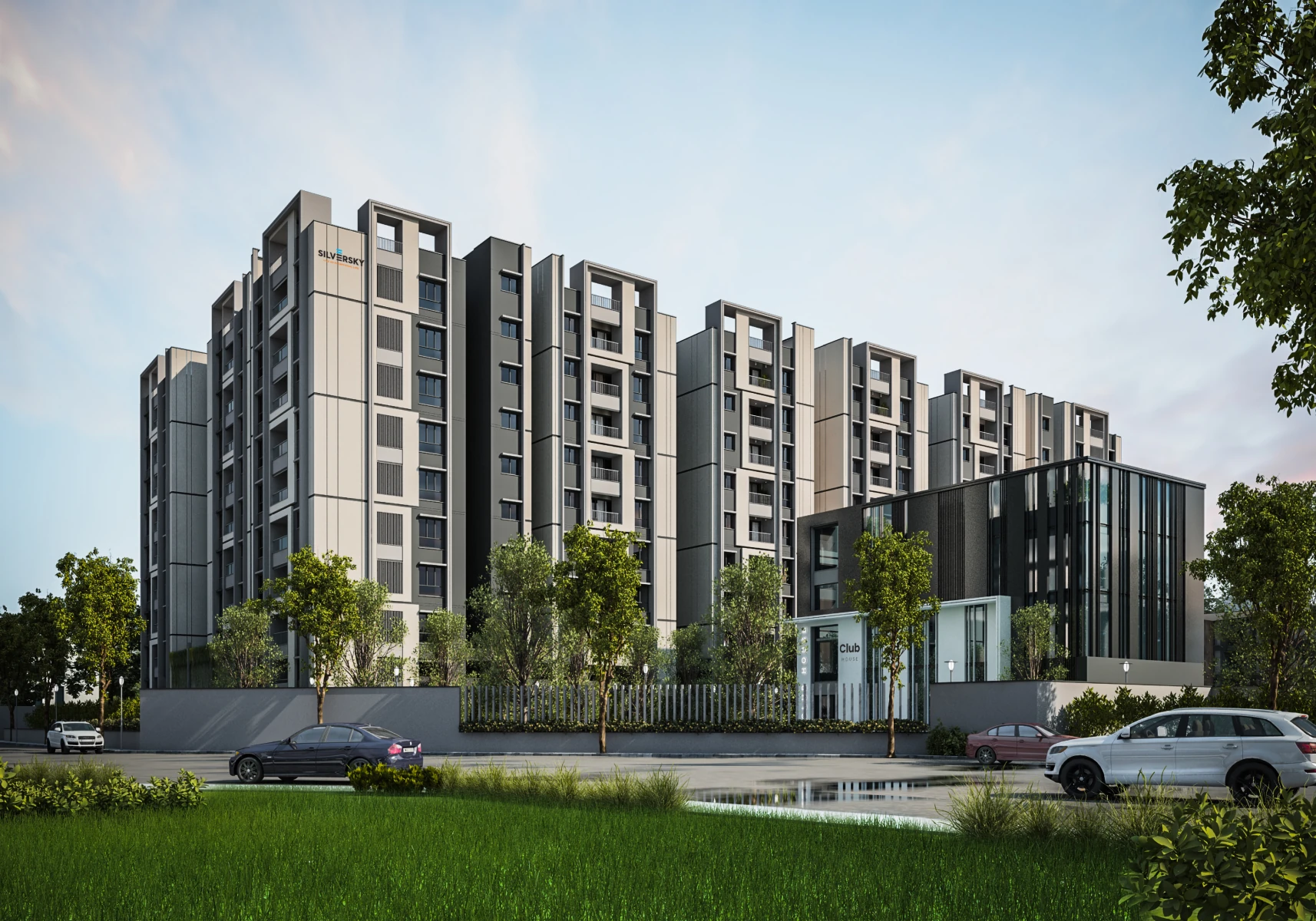 Front elevation of Silversky Buy Flats in Perungalathur - Enquire Now
