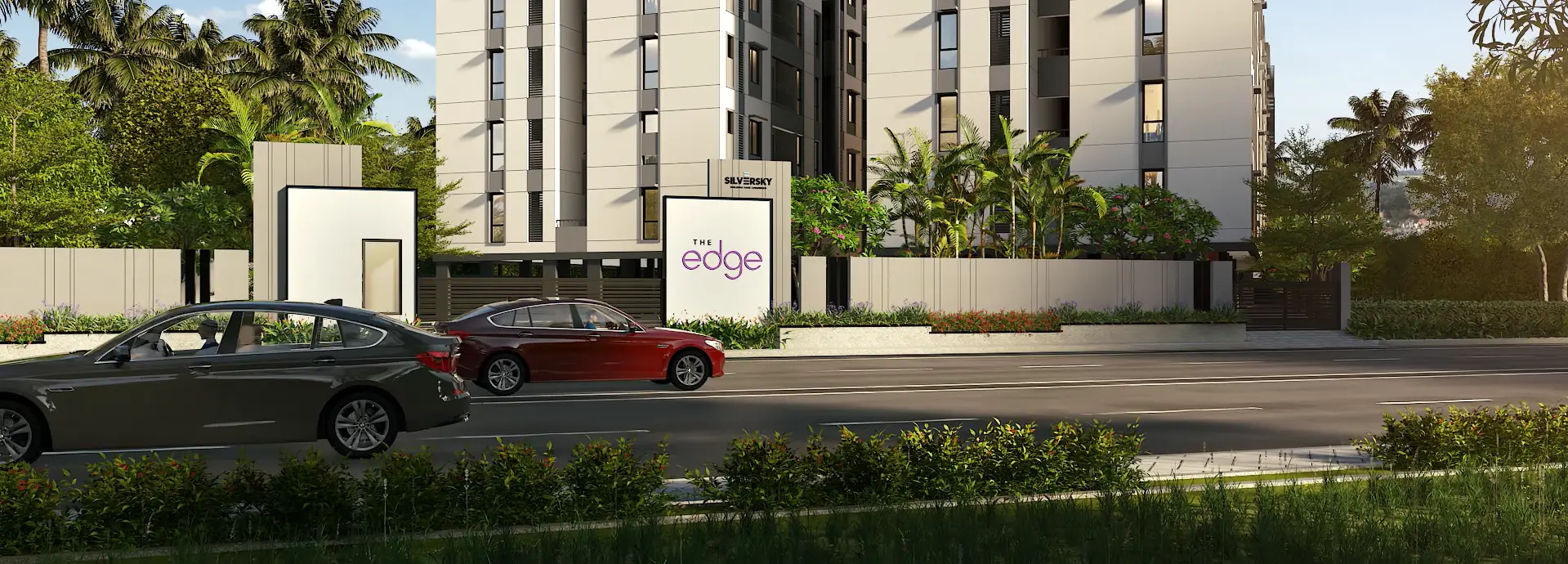 Front elevation of Silversky Flats in Madhavaram For Sale: The Edge Apartments Madhavaram